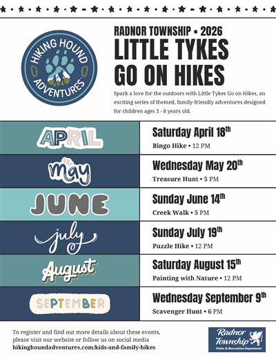 Little Tykes go on Hikes