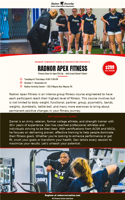 Radnor Apex Fitness
